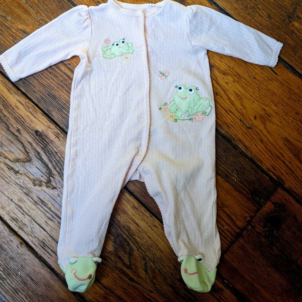 Footed Cotton Onesie